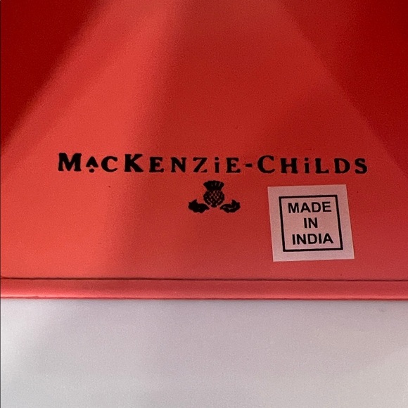 McKenzie Childs Grapefruit Twist Boutique Tissue Box Cover - Picture 2 of 6